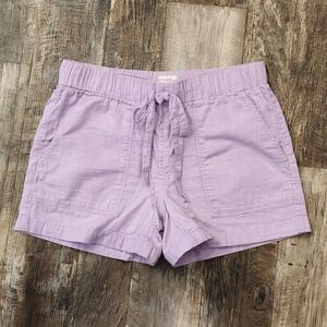 LOFT Outlet Lavender Drawstring Cotton Shorts – Women’s Size Medium
